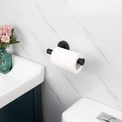 Toilet Paper Holder Black Wall Mount Bathroom Paper Roll Holder Roll Holder 304