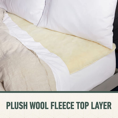 Sunbeam Sleep Perfect Wool Fleece Heated Soft Washable Blanket - King